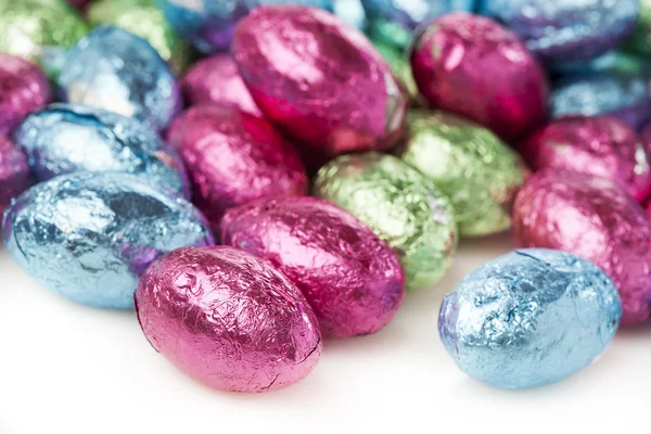 Colorful Chocolate Easter Egg Candy — Stok fotoğraf