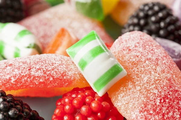 Colorful Sweet Hard Candy Mints — Stock Photo, Image