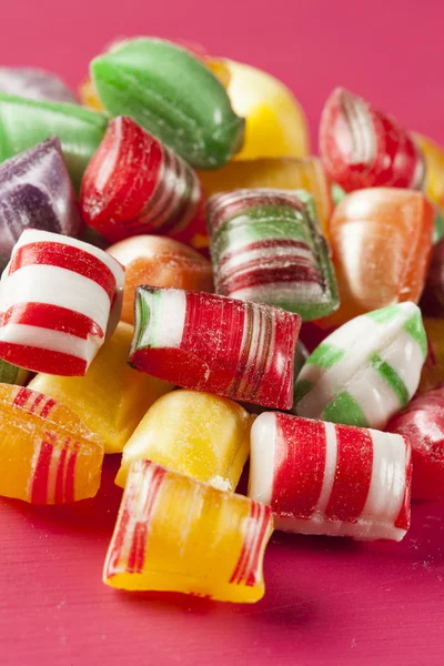 Bunte süße harte Bonbons Minzen — Stockfoto