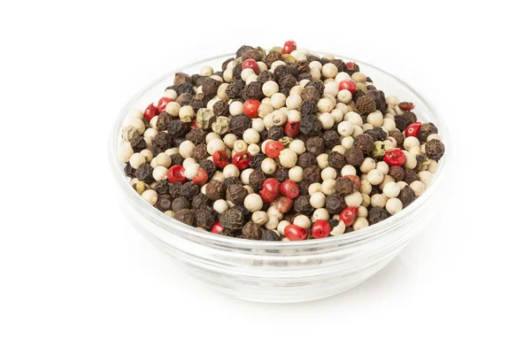 Raw Whole Four Peppercorn Blend — Stock Photo, Image