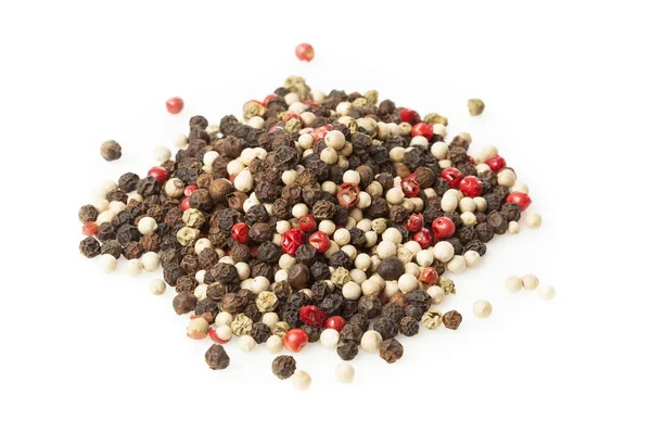 Raw Whole Four Peppercorn Blend — Stock Photo, Image