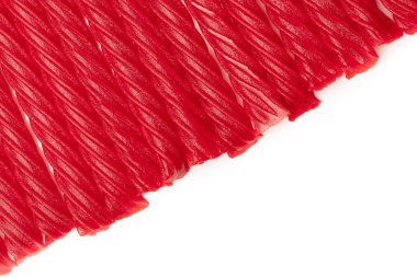 parlak kırmızı meyan şeker