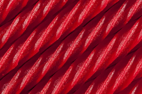Leuchtend rote Süßholzbonbons — Stockfoto