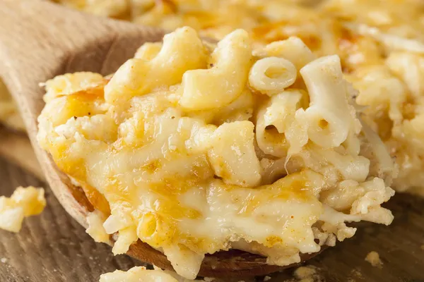 Zelfgemaakte macaroni en kaas — Stockfoto