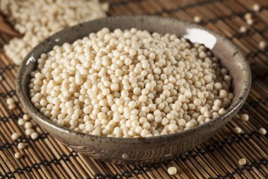 Organik çiğ Ortadoğu kuskus