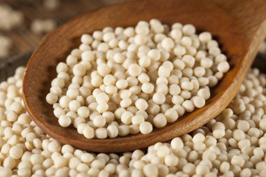 Organik çiğ Ortadoğu kuskus