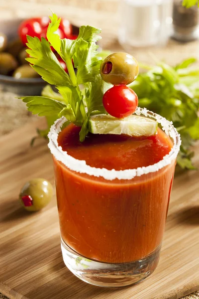 Bebida alcoólica Spicy Bloody Mary — Fotografia de Stock