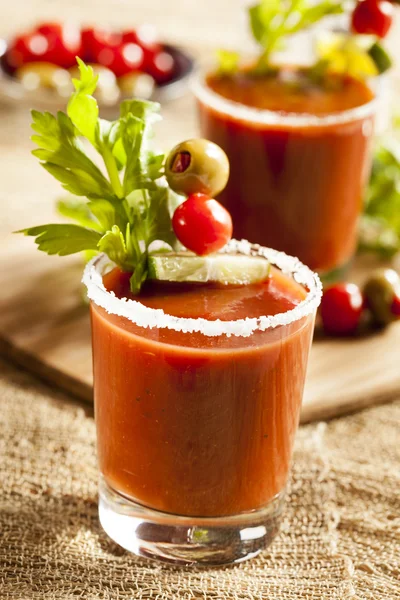 Spicy Bloody Mary Alcoholic Drink — Stock Photo, Image