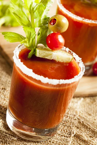 Spicy Bloody Mary Alcoholic Drink — Stock Photo, Image