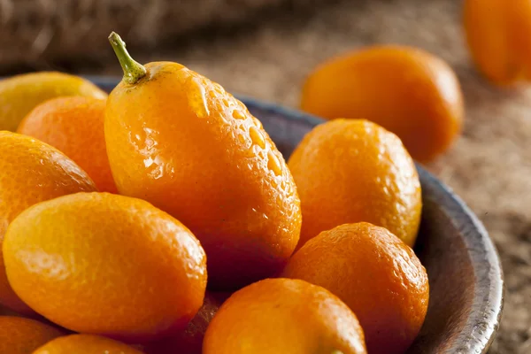 Fresh Organic Raw Kumquats — Stock Photo, Image