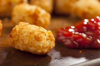 Organic Fried Tater Tots clipart