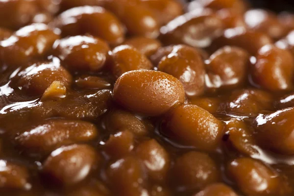 Domácí gril pečené fazole — Stock fotografie