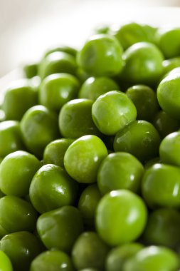 taze yeşil organik pişmiş bezelye