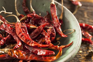 Organik kurutulmuş kırmızı biber