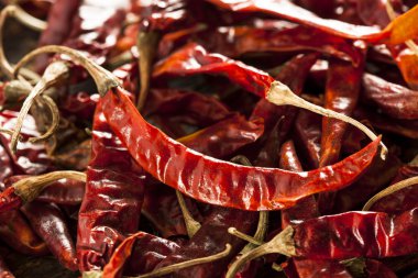 Organik kurutulmuş kırmızı biber
