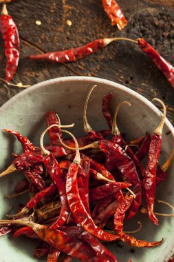 Organik kurutulmuş kırmızı biber