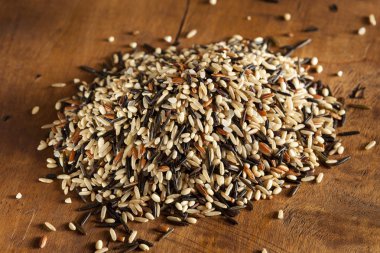 Organik Kuru çok taneli pirinç