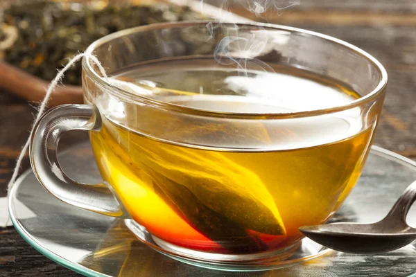 Chá verde saudável orgânico — Fotografia de Stock