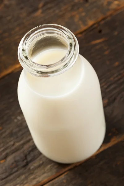 Odświeżanie białe zimne mleko organiczne — Zdjęcie stockowe