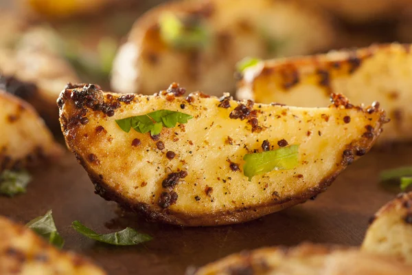 Homemade Roasted Potatoes with Parsley — Stock Photo, Image