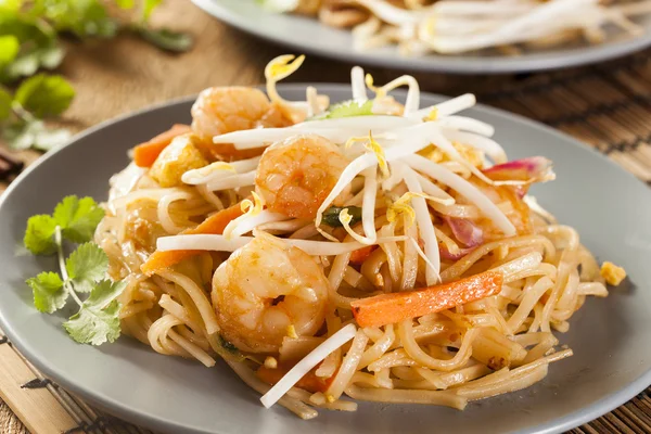 Hausgemachte asiatische Pad thai — Stockfoto