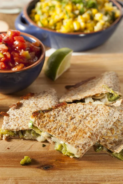 Homemade Cheese Quesadilla — Stock Photo, Image