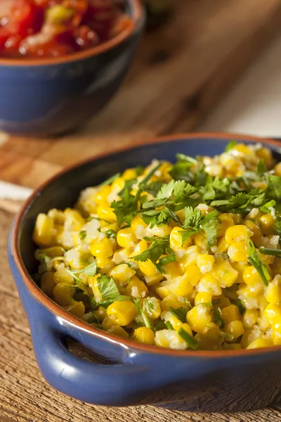 Homemade Organic Mexican Corn Dish — Stock Photo, Image