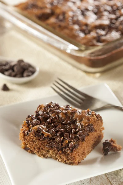 Pastel de chocolate casero Brownie —  Fotos de Stock