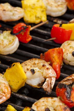 ev yapımı karides şiş kebap