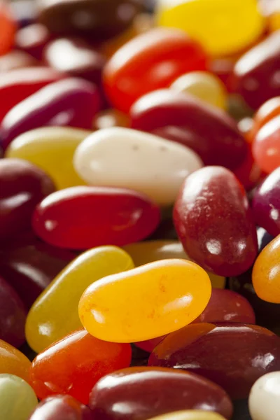 Colorful Mixed Fruity Jelly Beans — Stock Photo, Image