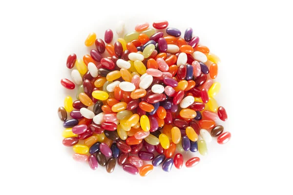 Красочные смешанные фруктовые желе-бобы — стоковое фото