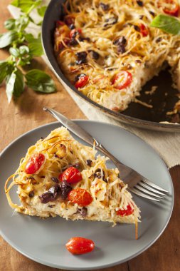 ev yapımı fırında makarna pie