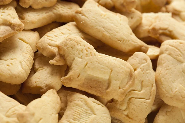 Krokante citroen dier cracker cookies — Stockfoto