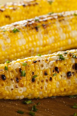 Organik ızgara mısır