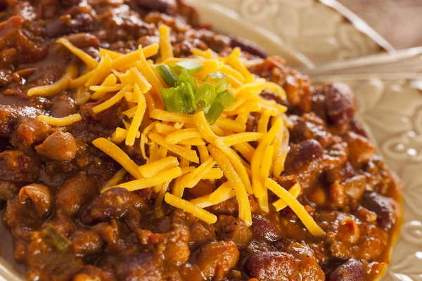 Spicy Homemade Chili Con Carne Soup — Stock Image Spicy Homemade Chili Con Carne Soup Royalty Free Stock Images