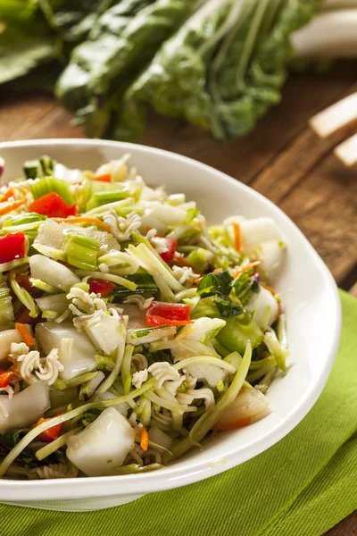 Asian Bok Choy dan Ramen Salad — Stok Foto