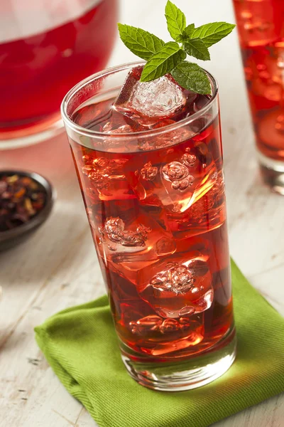 Hideg frissítő Berry hibiszkusz jeges Tea — Stock Fotó
