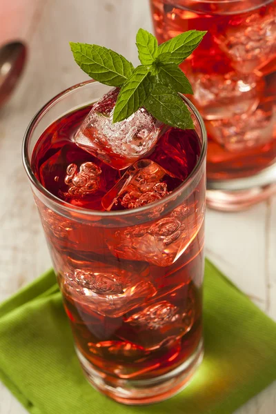 Hideg frissítő Berry hibiszkusz jeges Tea — Stock Fotó