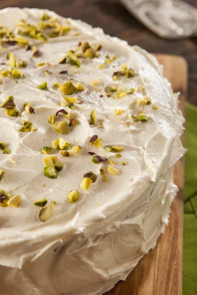 Torta al pistacchio gourmet fatta in casa — Foto Stock