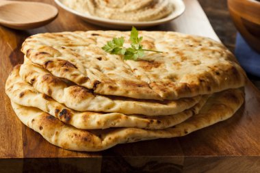 ev yapımı Hint naan gözleme