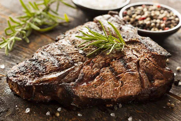 Grilled BBQ T-Bone Steak — Stock Photo, Image