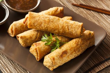 ev yapımı Çin Bitkisel eggrolls