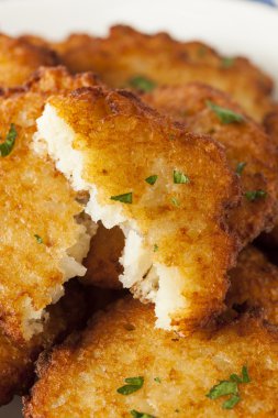 geleneksel ev yapımı patates tava keki latke