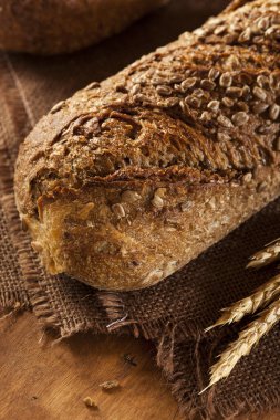 taze ev yapımı kepekli ekmek