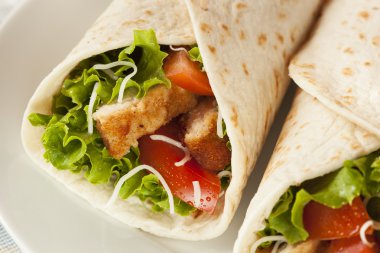 ekmekli Tavuk tortilla şal
