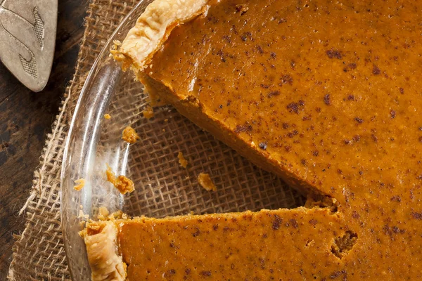 Torta di zucca deliziosa fatta in casa — Foto Stock