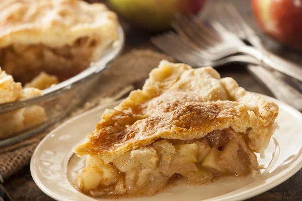 Facut acasa Organic Apple Pie Desert — Fotografie, imagine de stoc