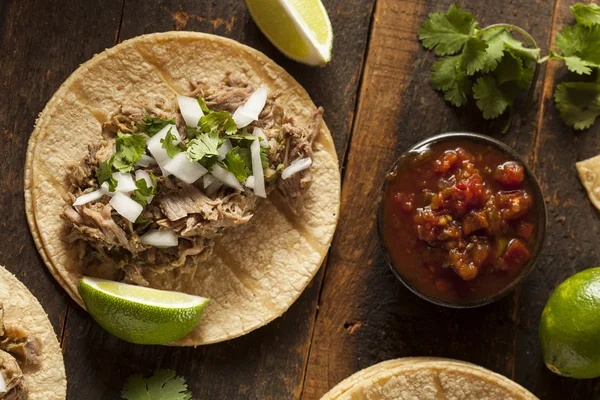 Παραδοσιακό χοιρινό tacos — Φωτογραφία Αρχείου