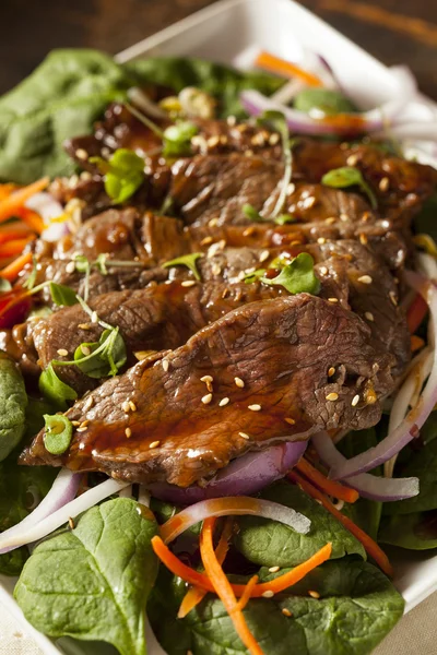 Asiático cortado salada de carne — Fotografia de Stock