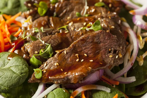 Asiático cortado salada de carne — Fotografia de Stock